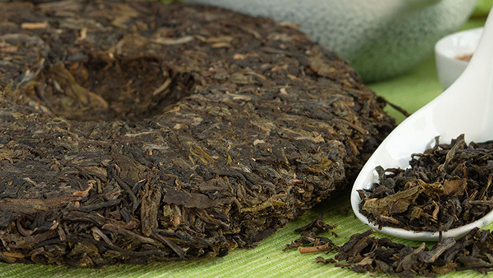 Пуэр Bing Dao выдержка 5 лет регион Мэнхай РЧК 357г