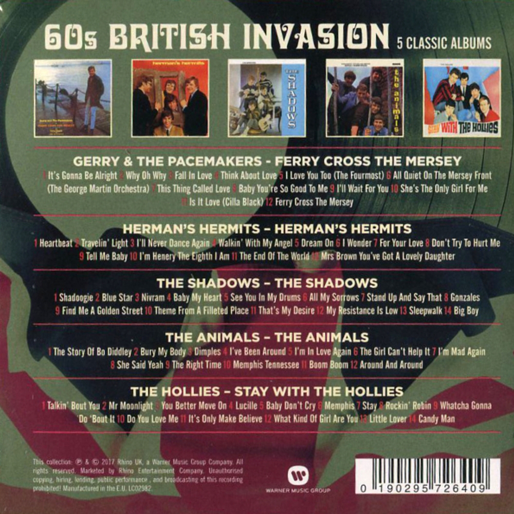 Сборник / 5 Classic Albums: 60s British Invasion (5CD)