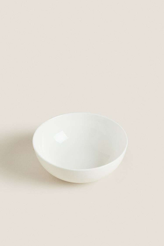 ZARA HOME ТОНКАЯ ФАРФОРОВАЯ ПИАЛА, БЕЛЫЙ