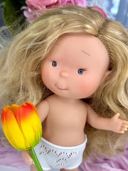 Кукла для девочки виниловая 30см Пиппа без одежды (2899W2A)