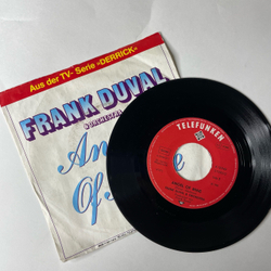 Винтажная виниловая пластинка 7 дюймов (маленькая пластинка) Frank Duval and Orchestra Angel Of Mine (Germany 1980)