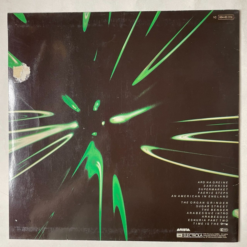Винтажная виниловая пластинка LP Pierre Moerlen Gong Time Is The Key (Germany 1979)