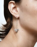 Серьги-протяжки Гортензия