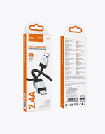 Кабель USB - Lightning HOCO X110 (черный) 1м