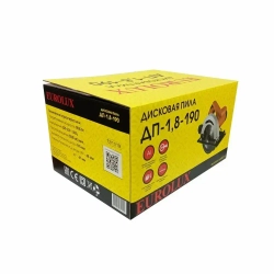 Дисковая пила ДП-1,8-190 Eurolux - 1800Вт, диск 190мм, пропил до 68мм