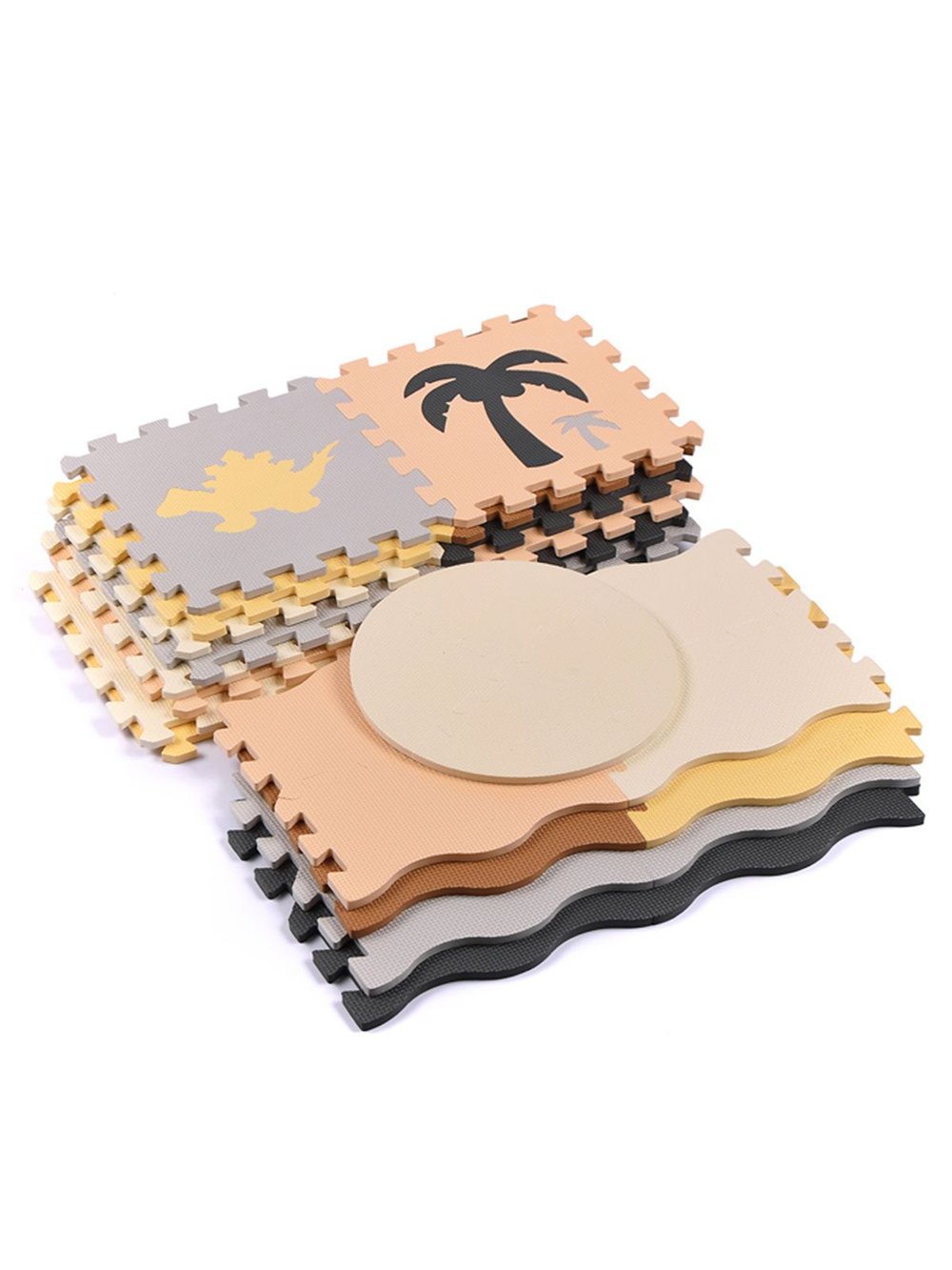 Развивающий мягкий коврик пазл Динозавры (00-2849)