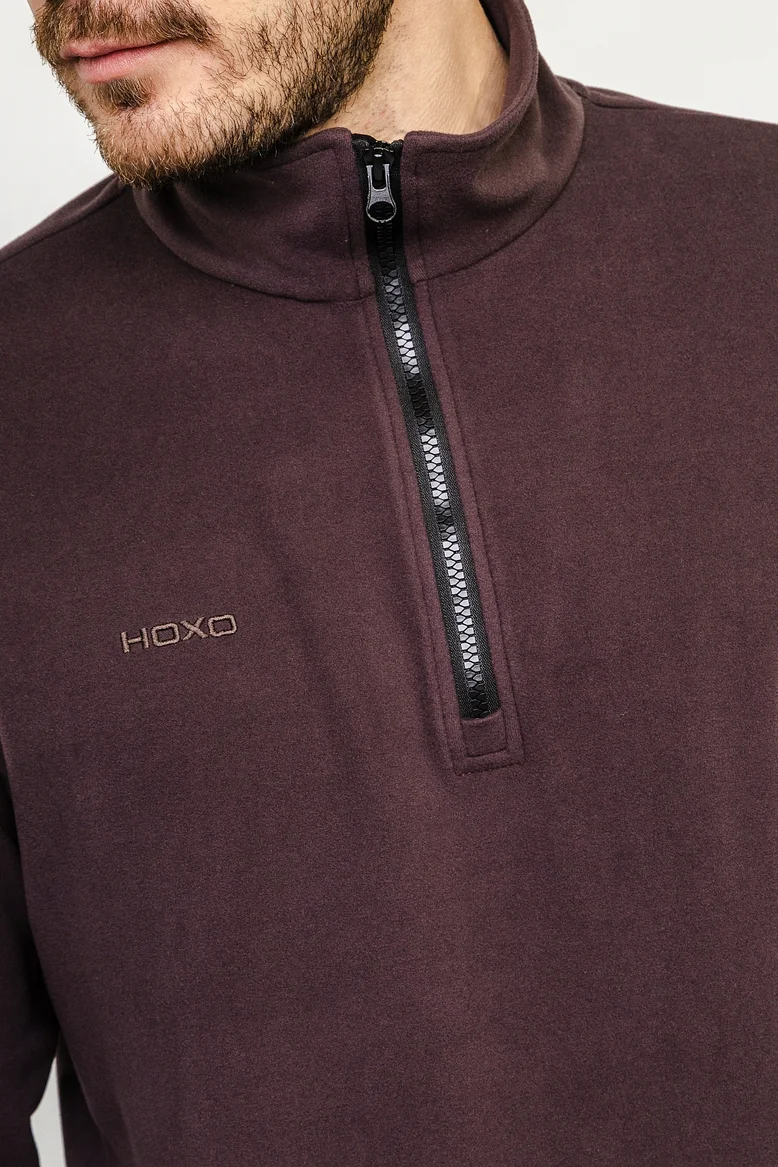 Кофта (толстовка) классическая, мужская, цвет "Лесной орех"