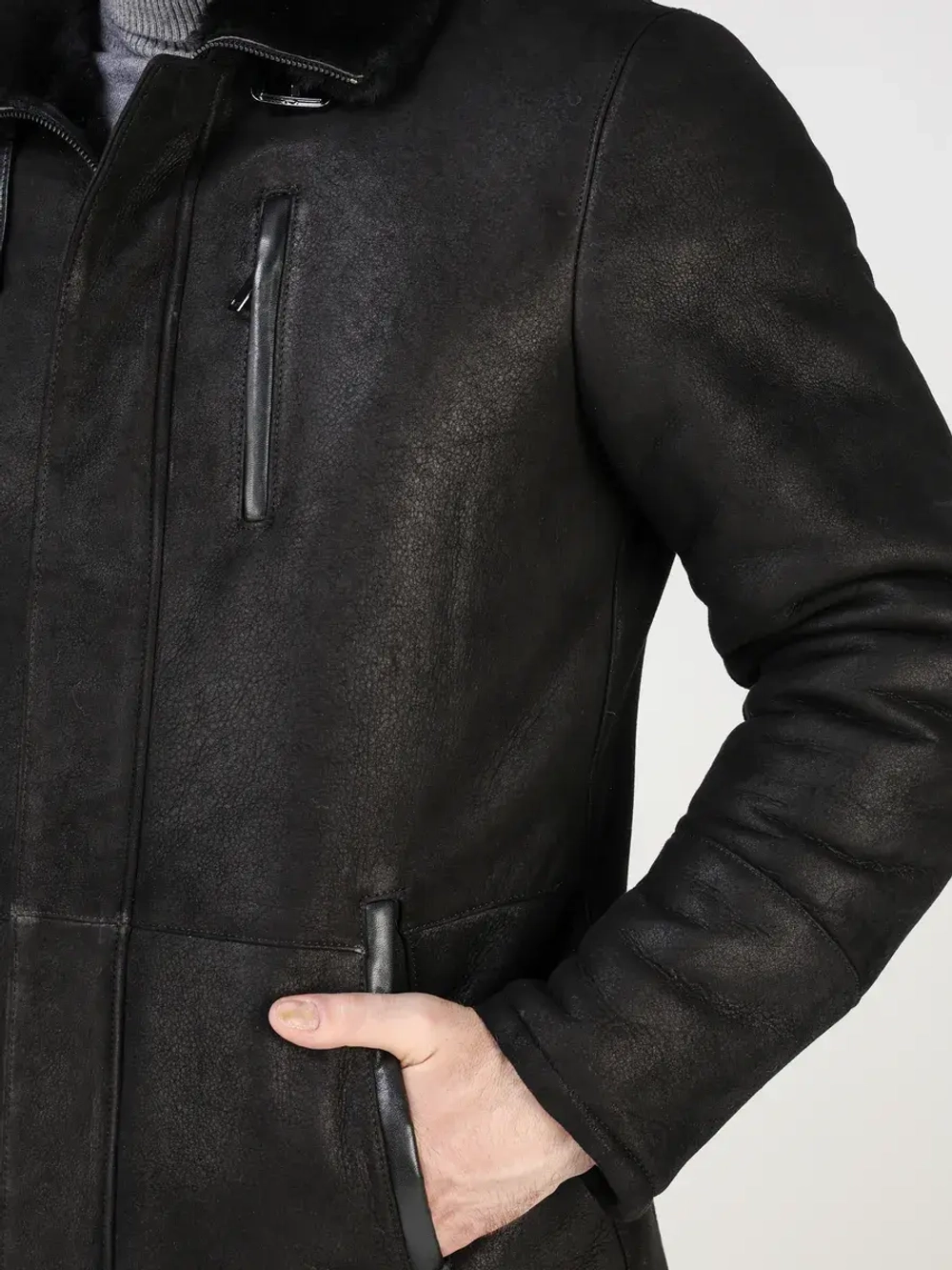 Дубленка зимняя куртка натуральная