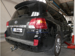 Фаркоп оцинкованный Galia T070C для Toyota Land Cruiser 200 2008-, Lexus LX 2008-(паспорт и сертификат в комплекте)(без электрики)