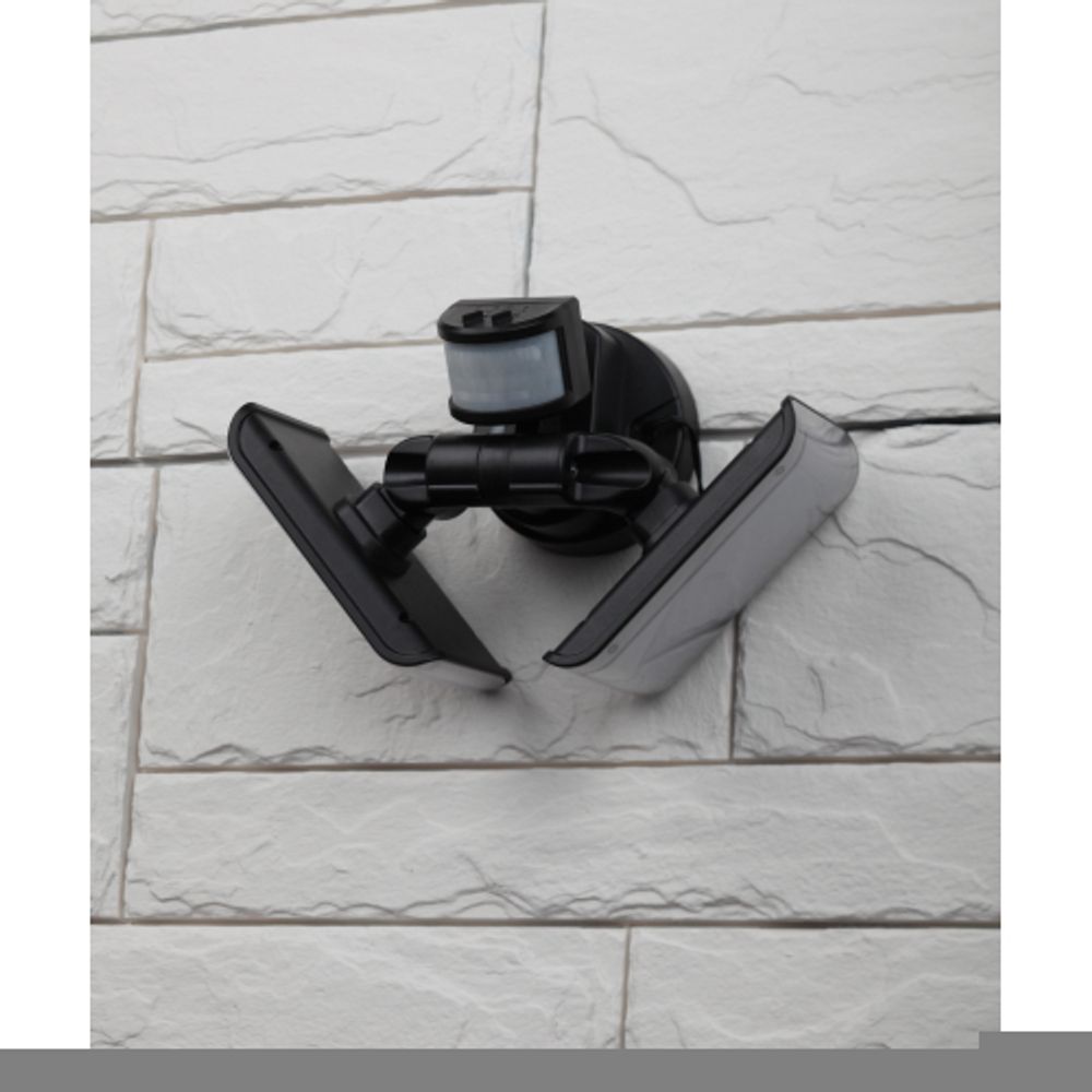 ERAFS020-42 ЭРА Фасадный светильник с двумя световыми панелями c выносной солн. бат., 2х50 LED, 600l