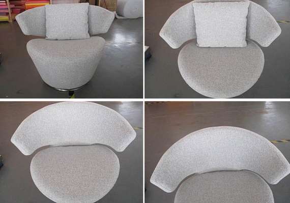 Крутящееся кресло Remy серое