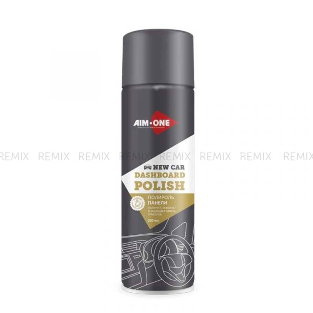 Полироль панели AIM-ONE 220мл (аэрозоль).Dashboard polish-New car 220ml DP-NC