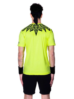 Мужская теннисная футболка Hydrogen Tech Tee Man - fluo yellow
