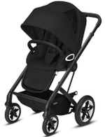Коляска Cybex Talos S Lux BLK complete Aton S2 Hibiscus Red Base One 4 в 1 Moon Black с дождевиками