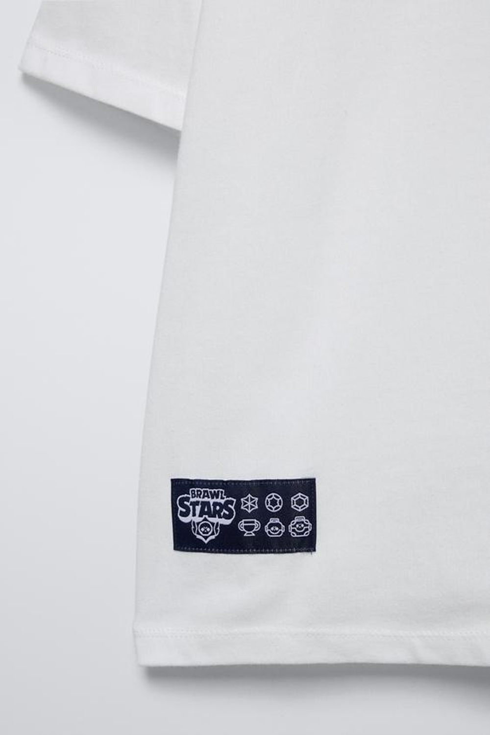 ZARA ФУТБОЛКА С ПРИНТОМ BRAWL STARS © SUPERCELL OY И НАДПИСЬЮ, ЖЕЛТОВАТО-БЕЛЫЙ