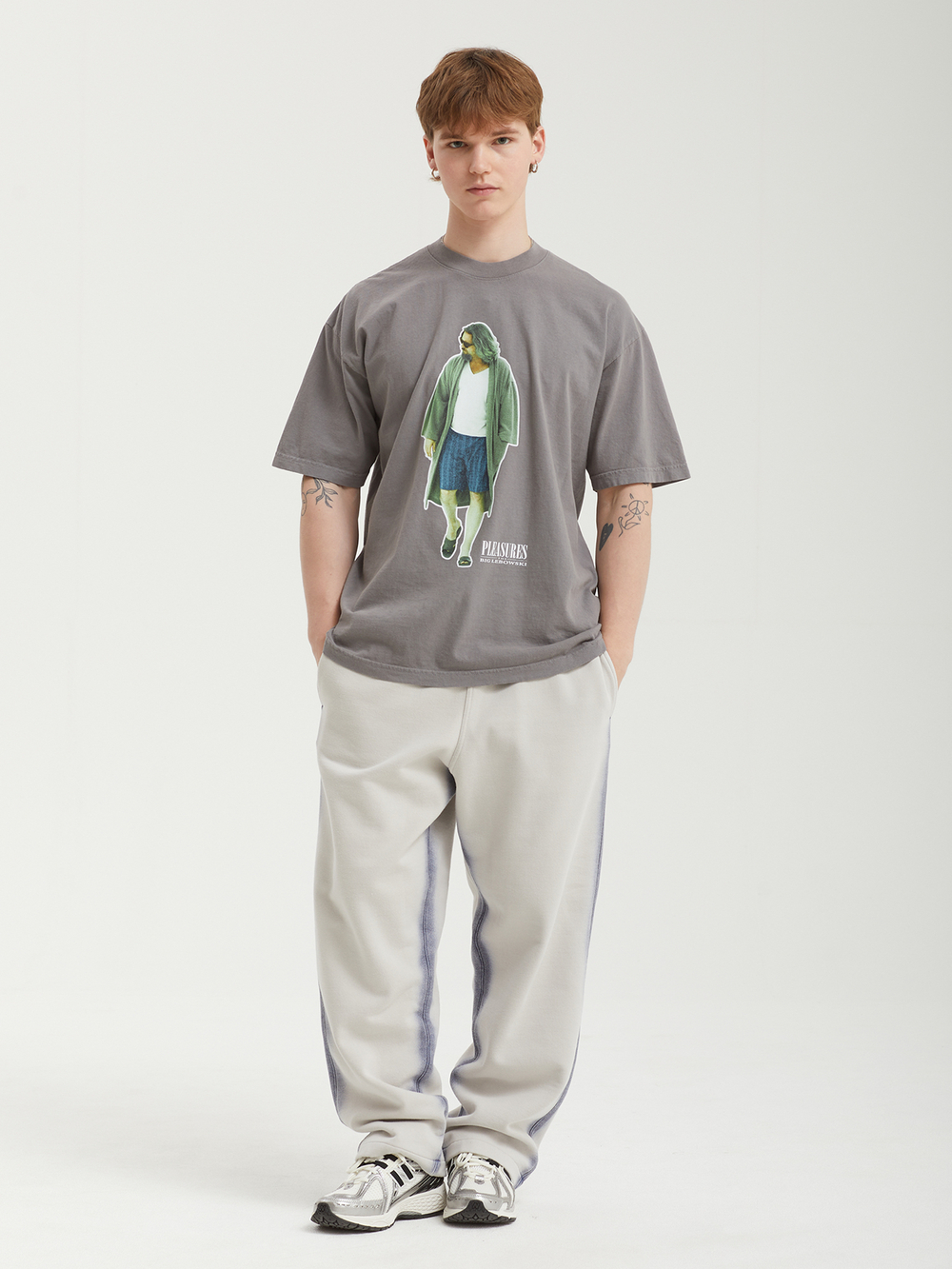 Мужские Брюки Ttt Overdye Open Hem Jogger