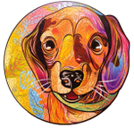 Деревянный пазл Wood Trick Щенок Чарли (Такса) (23x24 см)