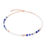 Колье Coeur de Lion Blue Rose Gold 4354/10-0759