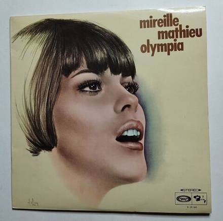 Винтажная виниловая пластинка LP Mireille Mathieu Мирей Матье Olympia (Spain 1970)