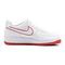 Nike Air FORCE 1 Детские Скейтборды, Низкие Белые и Красные кроссовки
