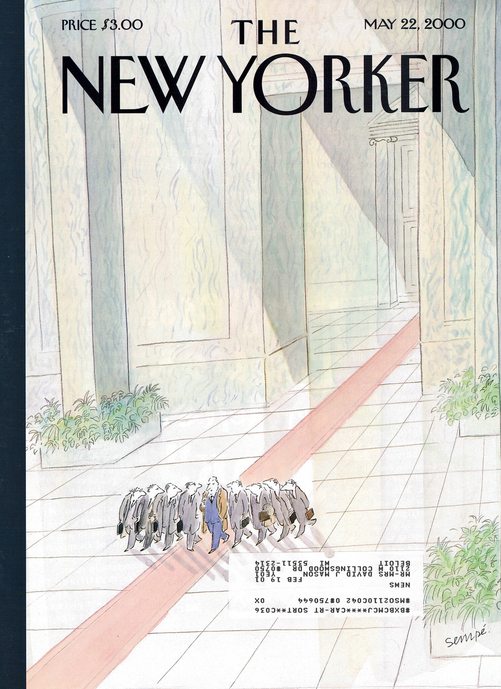 Журнал The New Yorker 22-05-2000, обложка