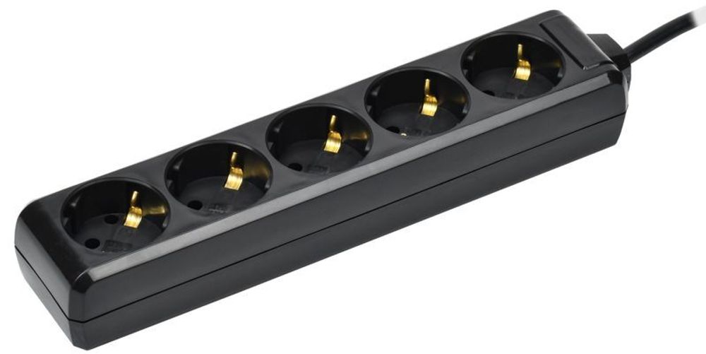 Удлинитель 5х3м с заземл. 16А IP20 У05 250В ПВС 3х1 черн. IEK WYP10-16-05-03-Z-K02 Удлинитель 5х3м с заземл. 16А IP20 У05 250В ПВС 3х1 черн. IEK WYP10-16-05-03-Z-K02