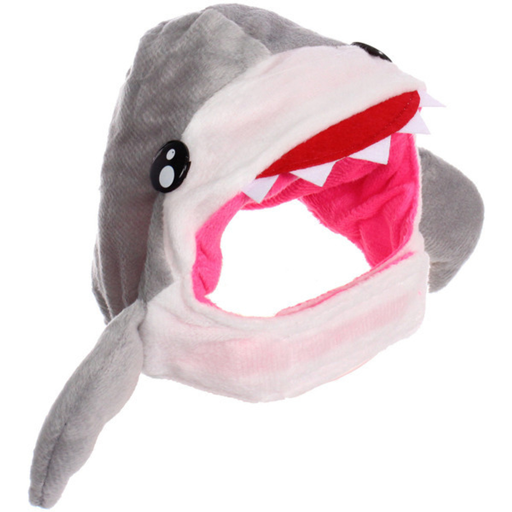 Шапка для собак и кошек «Акула», цвет как на фото, р M