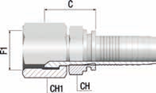 Фитинг DN 12 JIC (Г) 1.1/16