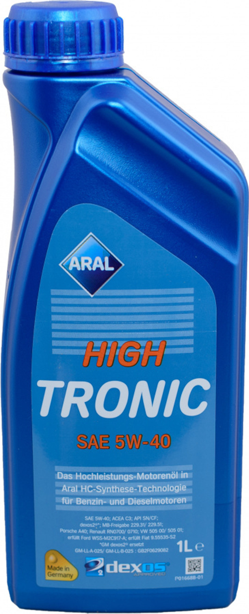 Aral High Tronic 5w40 1л