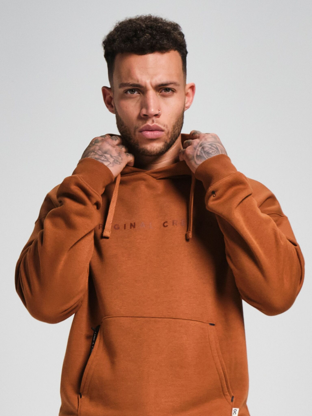 Худи мужское ORIGINAL CREATOR OVERHEAD HOODIE, Коричневый
