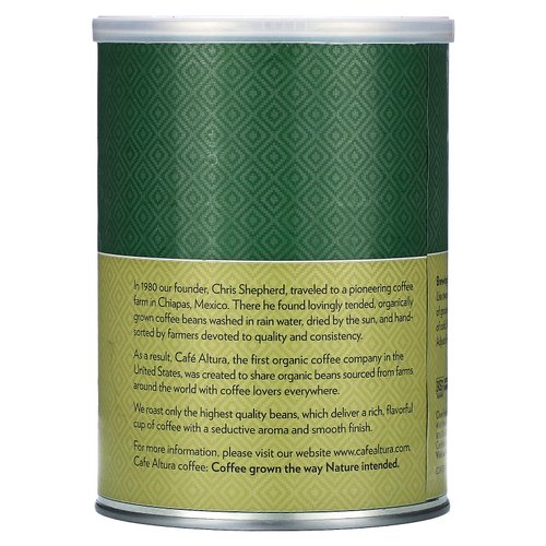 Cafe Altura, Органический кофе, молотый, темной обжарки, 340 г (12 унций)