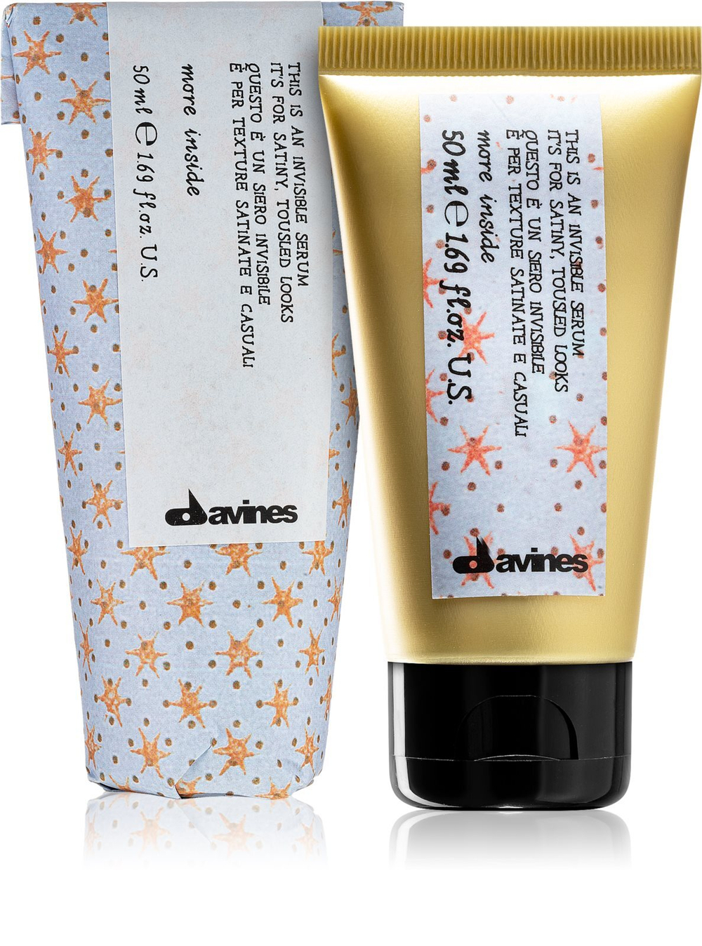 Davines More Inside Invisible Serum - сыворотка для волос для естественной фиксации /   50  ml  / GTIN 8004608237402