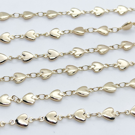 Цепочка, цвет золото, размер звена около 9*5,5 мм, цена за 50 см