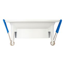 Светильник встраиваемый влагозащищенный ЭРА WR4 SWH под лампу MR16 GU5.3 IP44 белый матовый