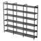 10СВТ.6.800 Стеллаж высокий тройной 6 полок, широкий (2360*400*2080)
