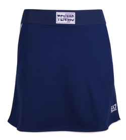 Теннисная юбка EA7 Woman Jersey - небесный