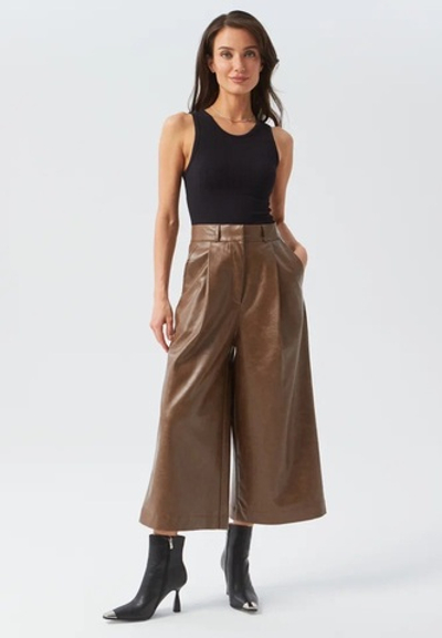 Кюлоты из экокожи