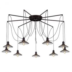 Citilux Эдисон CL451292 Люстра паук Венге