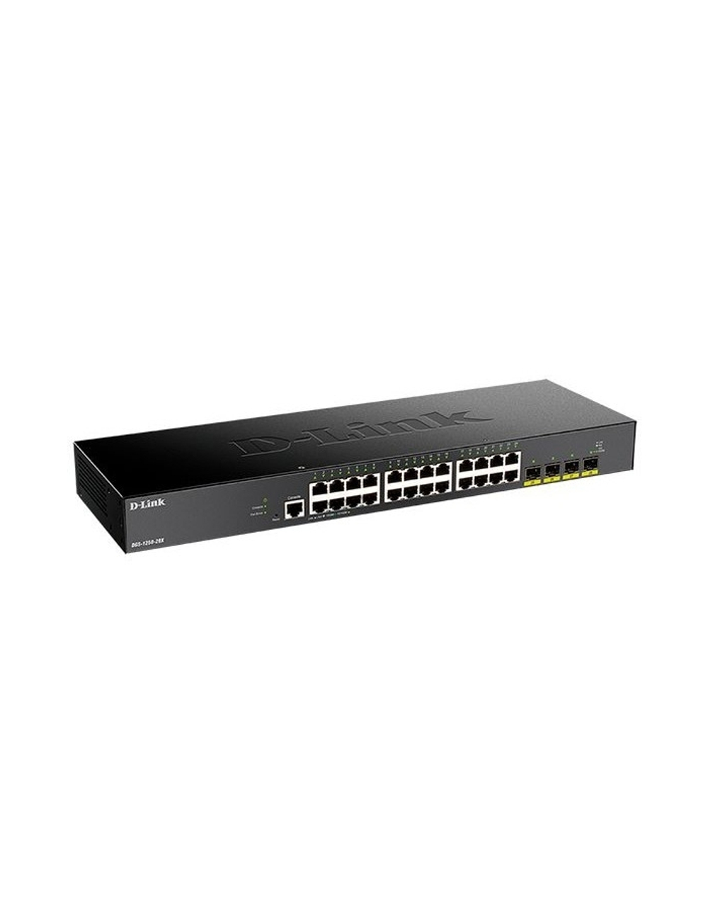 D-Link DGS-1250-28X/A1A  Настраиваемый L2 коммутатор c 24 портами 10/100/1000Base-T и 4 портами 10GBase-X SFP+