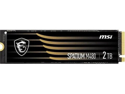 SSD накопитель MSI Spatium M480 2ТБ, M.2 2280, PCIe 4.0 x4, NVMe [S78-440Q150-P83]