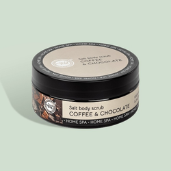 Cоляной скраб для тела Кофе-шоколад HOME SPA, 200г, ТМ КРЫМСКАЯ НАТУРАЛЬНАЯ КОЛЛЕКЦИЯ