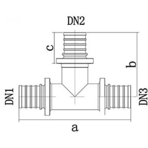 Тройник ONE PLUS переходной 20-20-16 латунь акс. (80/10) купить в Москве и Московской области по низкой цене с доставкой по России — (1) Тройник ONE PLUS переходной 20-20-16 латунь акс. (80/10) — (1)