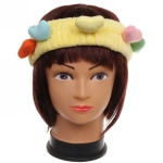 Повязка на голову «Кокетка - Сердечки», микс 6 цветов, 20*6см