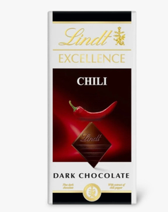 Швейцарский горький шоколад Lindt Excellence с экстрактом перца чили 100 г