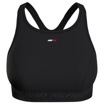 ТОП теннисный Tommy Hilfiger Mid Intensity H-NK Essential Bra - черный