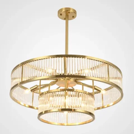 Люстра на штанге Imperiumloft RH MARAIS ROUND CHANDELIER 147903-22