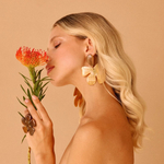 Серьги Nature Bijoux, Fioria, с деревом роблес и перламутром, NB26.1-12-90494 (коричневый)