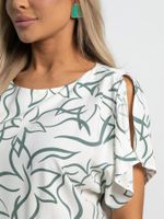 Костюм брючный Наше лето (мятно-молочный) К15717-8М LT Collection