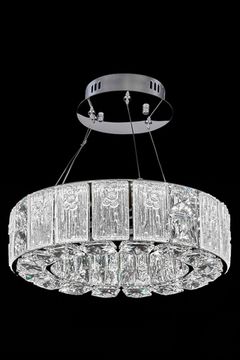 Подвесная люстра LED 20W 4000К LE7297-D400 CH хром Cercle Leon