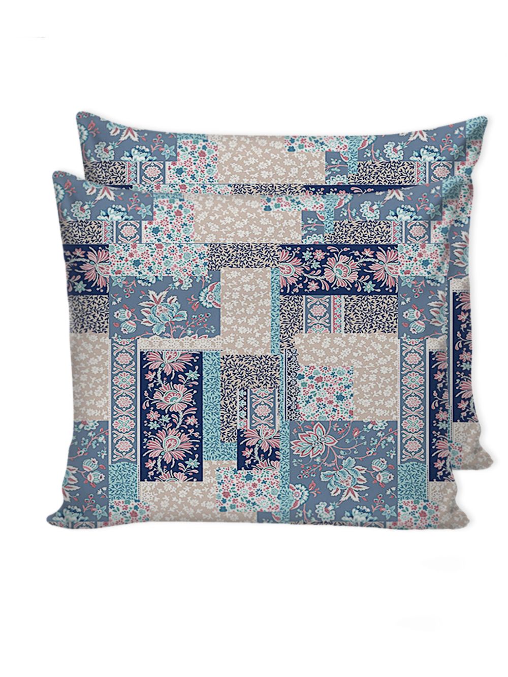 Наволочка комплект 2шт Сказка "Лоскутная мозаика" 70х70 см, перкаль